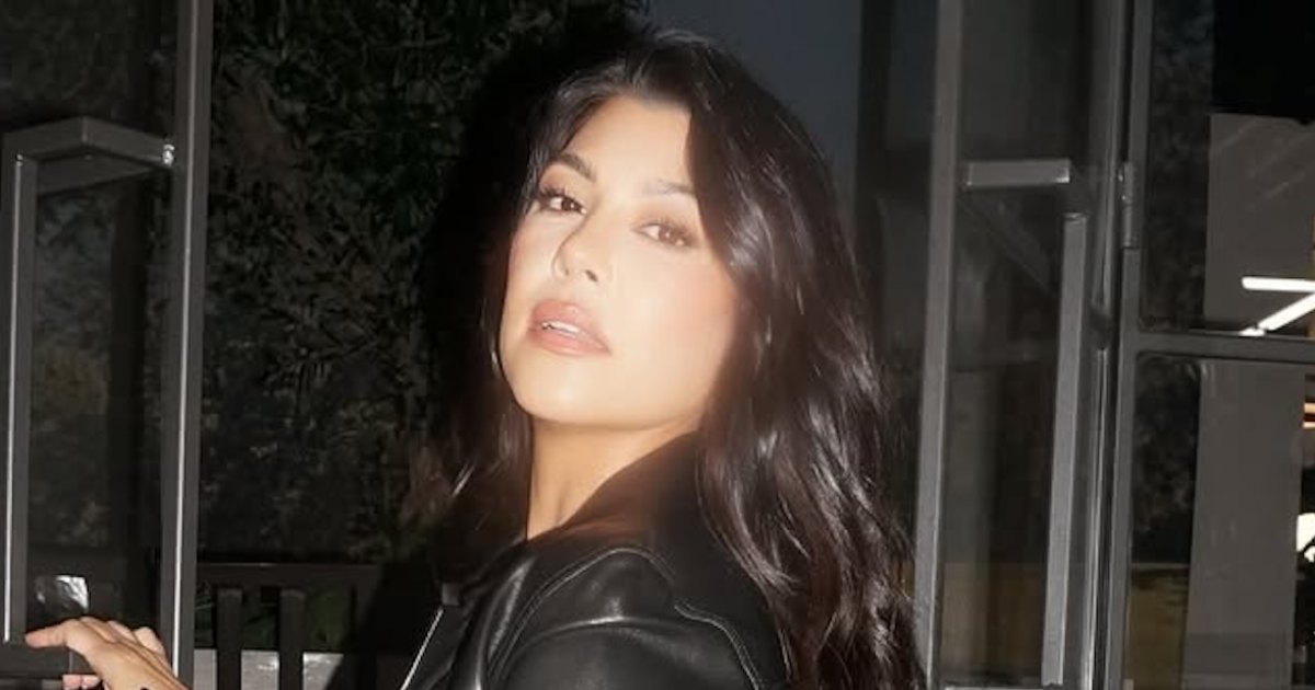 Kourtney Kardashian Shows Off Sexy Naked Dress While Skipping Jeff Bezos’ Wedding