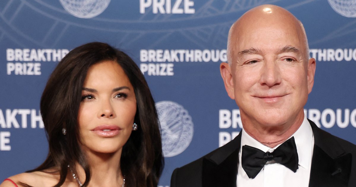 Lauren Sanchez and Jeff Bezos