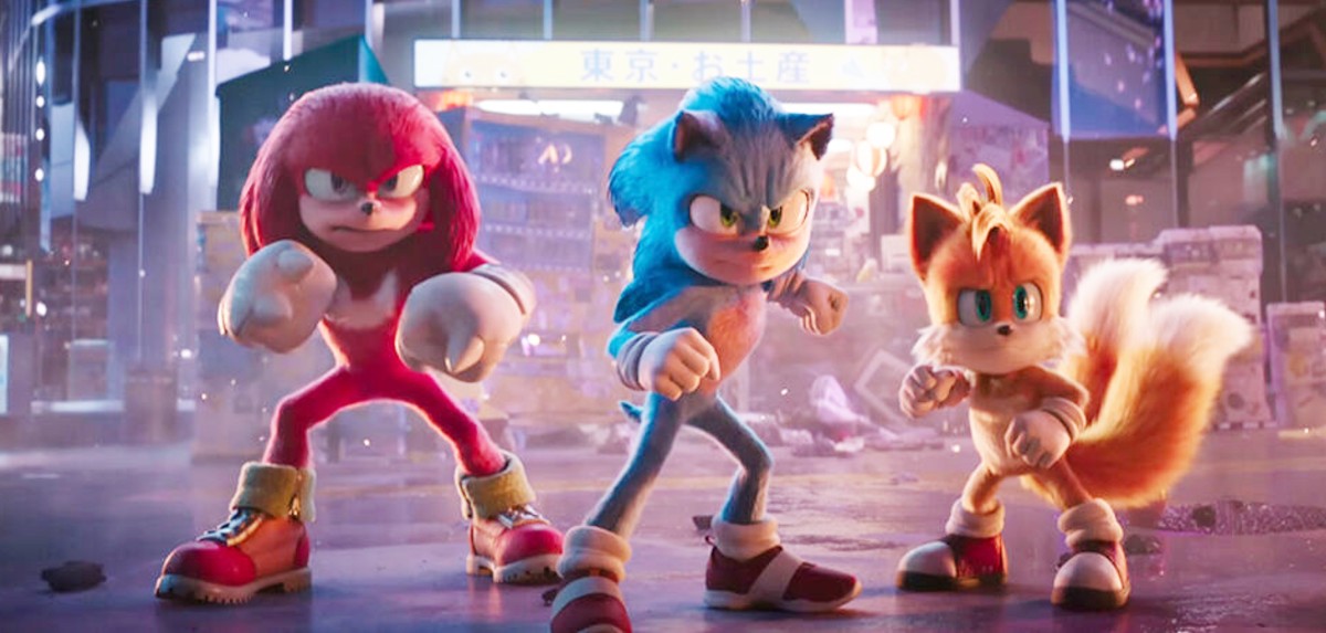 Knuckles, Sonic and Tails in Sonic the Hedgehog 3